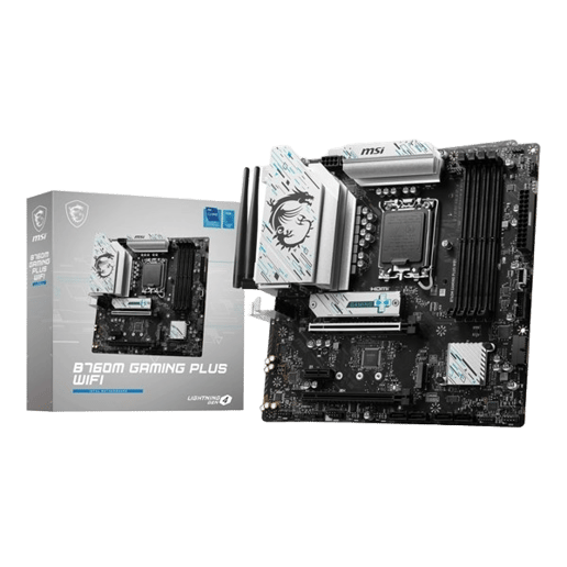 MSI B760M GAMING PLUS WIFI mATX Motherboard for Intel LGA1700 CPUs